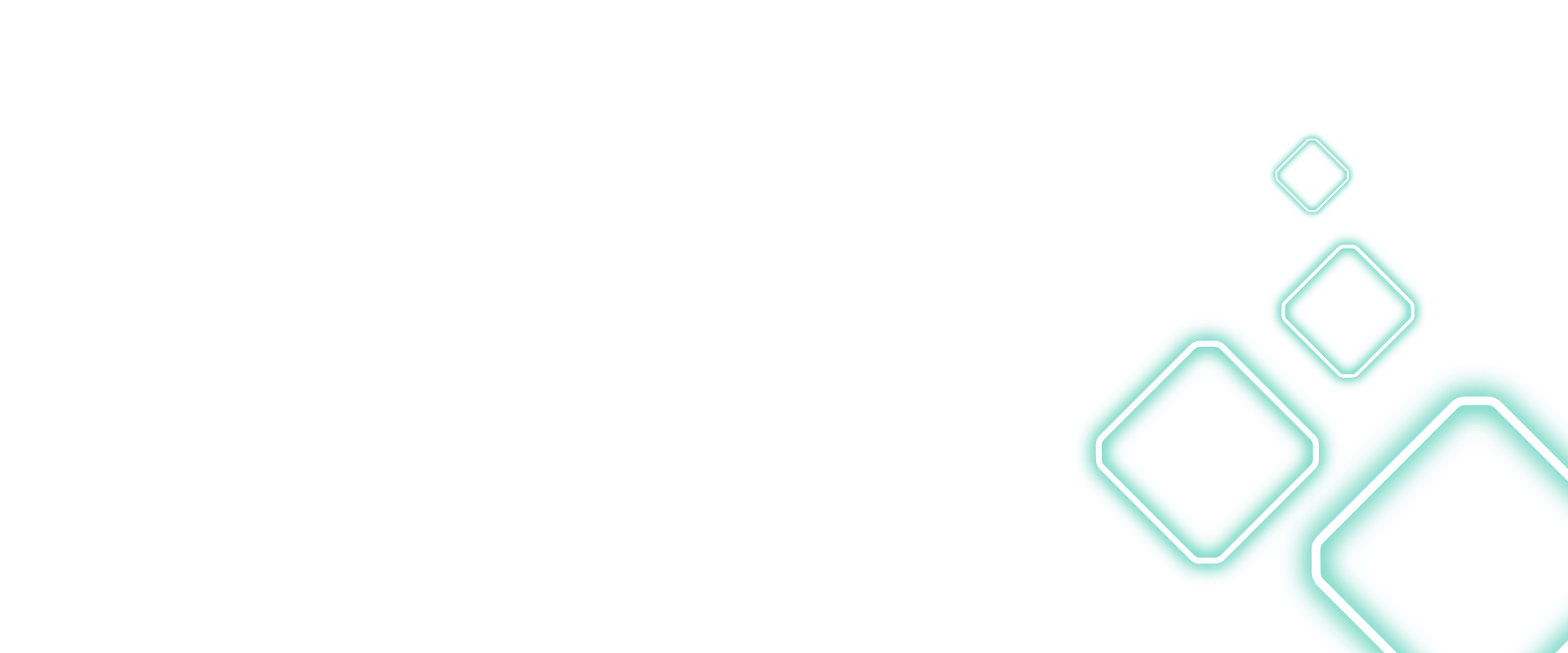 A black background with a pattern of glowing, neon green diamond shapes clustered towards the bottom right corner—reminiscent of a chart from the Gartner Critical Capabilities for Digital Commerce report.